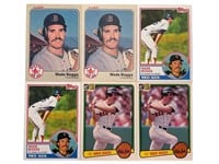 6 1983 Baseball Wade Boggs Rookies