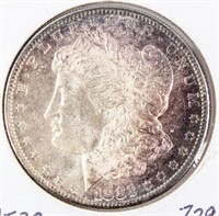 Coin 1882-S Morgan Silver Dollar Brilliant Unc.