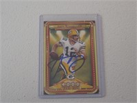 AARON RODGERS SIGNED AUTOGRAPHED CARD COA