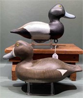 PAIR OF R T BELL BLUEBILL DECOYS