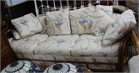 Rattan Florida room sofa