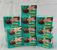10 Boxes 200 Rds. 223 HP Brown Bear Ammunition
