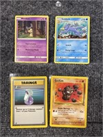 4- Hologram Pokémon cards