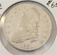 1831 Capped Bust 1/2 Dollar