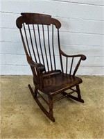 Modern Spindle Back Rocking Chair