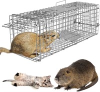 32X12.5X12In Animal Trap for Raccoons  Beavers