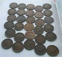 30 Indian Head Pennies