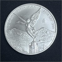 2018 Mexico 1/2 oz Silver Libertad