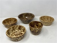 5-Sponge Decorated Bowls