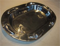 Polished Metal Oval Chile Pepper Tray / Bowl