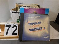 Box Of LP'S Includes Popular Waltzes