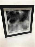 Victor Vasarely- 3D Wall Sculpture/object "Cinetiq