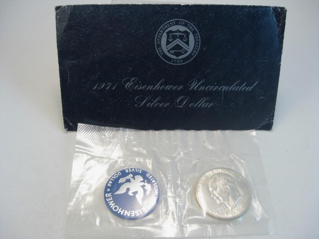 1971 Eisenhower Uncirculated Silver Coin