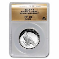 2016 Aus 1 Oz Ag Wedge Tailed Eagle Pf-70 Dcam