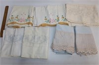 Vintage Hand Done Pillow Cases