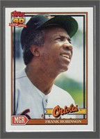 Frank Robinson 1991 Topps #639 Manager Card