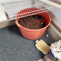 Mineral Tub with Potting Soil