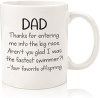 $19  Dad  Fastest Swimmer Funny Coffee Mug