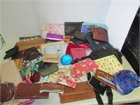 Tote of Various Purses Handbags, Wallets Etc