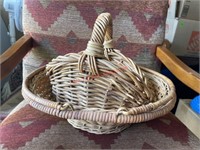 Two Woven Basket Lot (back house)