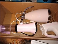3 pieces kitchenaid mixer and coffee grinder and