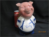 Vtg Parky Piggy Bank