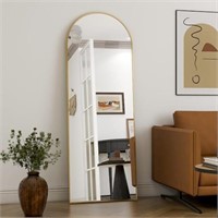 HARRITPURE 58"x18" Arched Full Length Mirror Fre