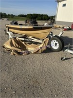 '76 Crestliner, 14ft alum. boat w/Mercury 4hp