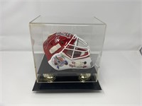 Signed Detroit Red Wings NHL Mini Helmet