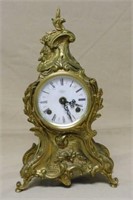 FHS Germany Gilt Rococo Clock.