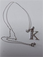 Marked 925 K Necklace- 2.3g