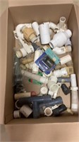 Box of Assorted Plumbing 11/2" & 2" Fittings