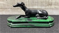 Robert Blakemore Ltd Black Greyhound Dog Figurine