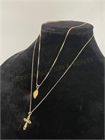 14K Necklaces with Religious Pendants (2)