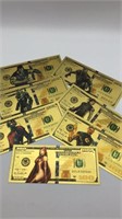 Marvel Superhero Collectible Gold Bills