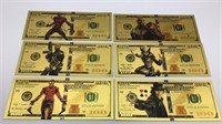 Marvel Superhero Collectible Gold Bills