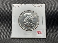 1955 FRANKLIN HALF DOLLAR PROOF