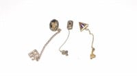 3 Vintage Class, Club & Souvenir Lapel Pins