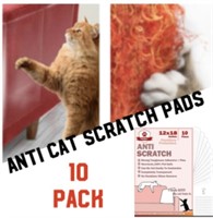 10 PACK ANTI CAT SCRATCH PADS / FURNITURE