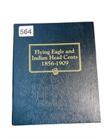 ALBUM INCLUDING (40) COINS - FLYING EAGLE CENTS &