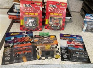 Collectible race, cars, and pack