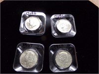 2-1967 & 2-1968d 1/2 dollars