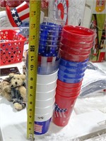 Small & Smaller 4th of July Plastic Cups