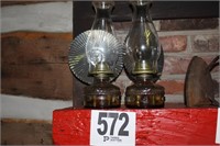 Oil Lamps with Reflectors