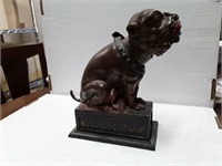 Vintage Cast Iron Coin Bank Bulldog
