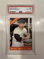 1966 TOPPS GRADED MICKEY MANTLE #50
