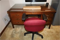 OFFICE DESK WITH OFFICE CHAIR