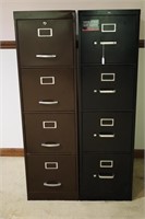 2 METAL FILING CABINETS