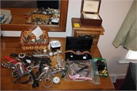 Large Watch Lot; Invicta, Bands, Cuff Links,
