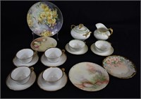 Box Lot-Mixed Porcelain Limoges & Bavarian